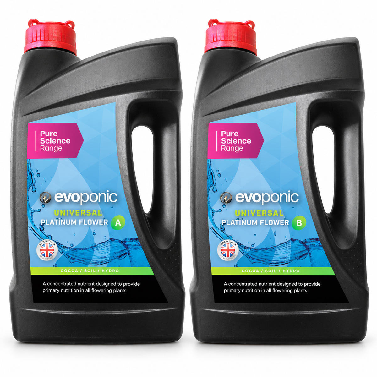 Evoponic Platinum Flower A&B | Flowering Base Nutrient