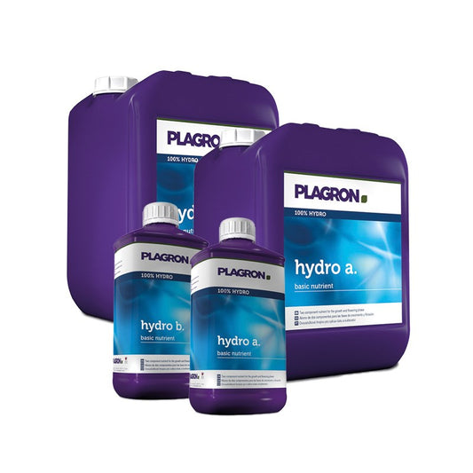 Plagron Hydro A&B Set | Two-Part Liquid Hydroponic Base Nutrient
