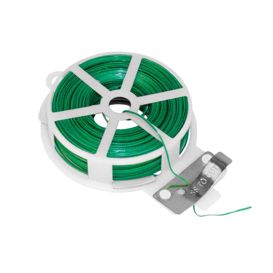 LightHouse Twist Tie 50m Roll | Garden Wire with Built-In Cutter
