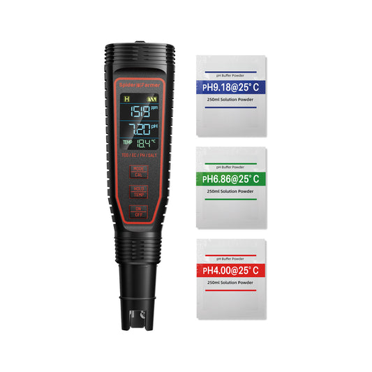 Spider Farmer SF‑PH‑Meter | 5‑in‑1 pH Tester
