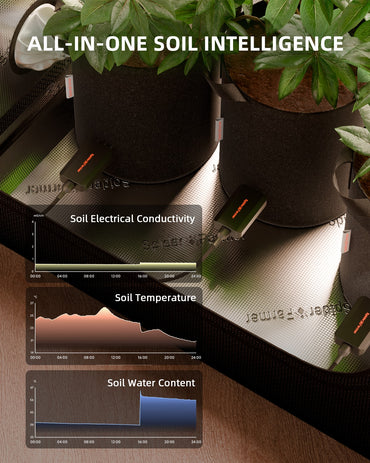 Spider Farmer GGS 3-in-1 Soil Sensor Pro 3-Pack | Moisture & pH