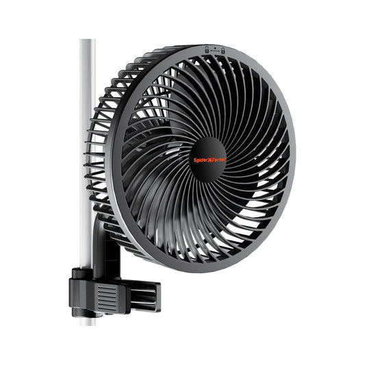 Spider Farmer 6-Inch Clip Fan (2026 Upgraded) | Smart EC Grow Tent Fan