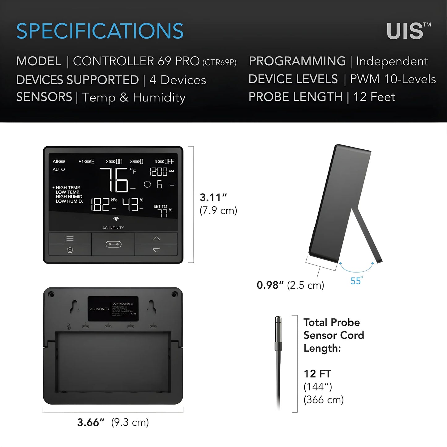 Controller 69 Pro | 4-Device Independent WiFi & Bluetooth