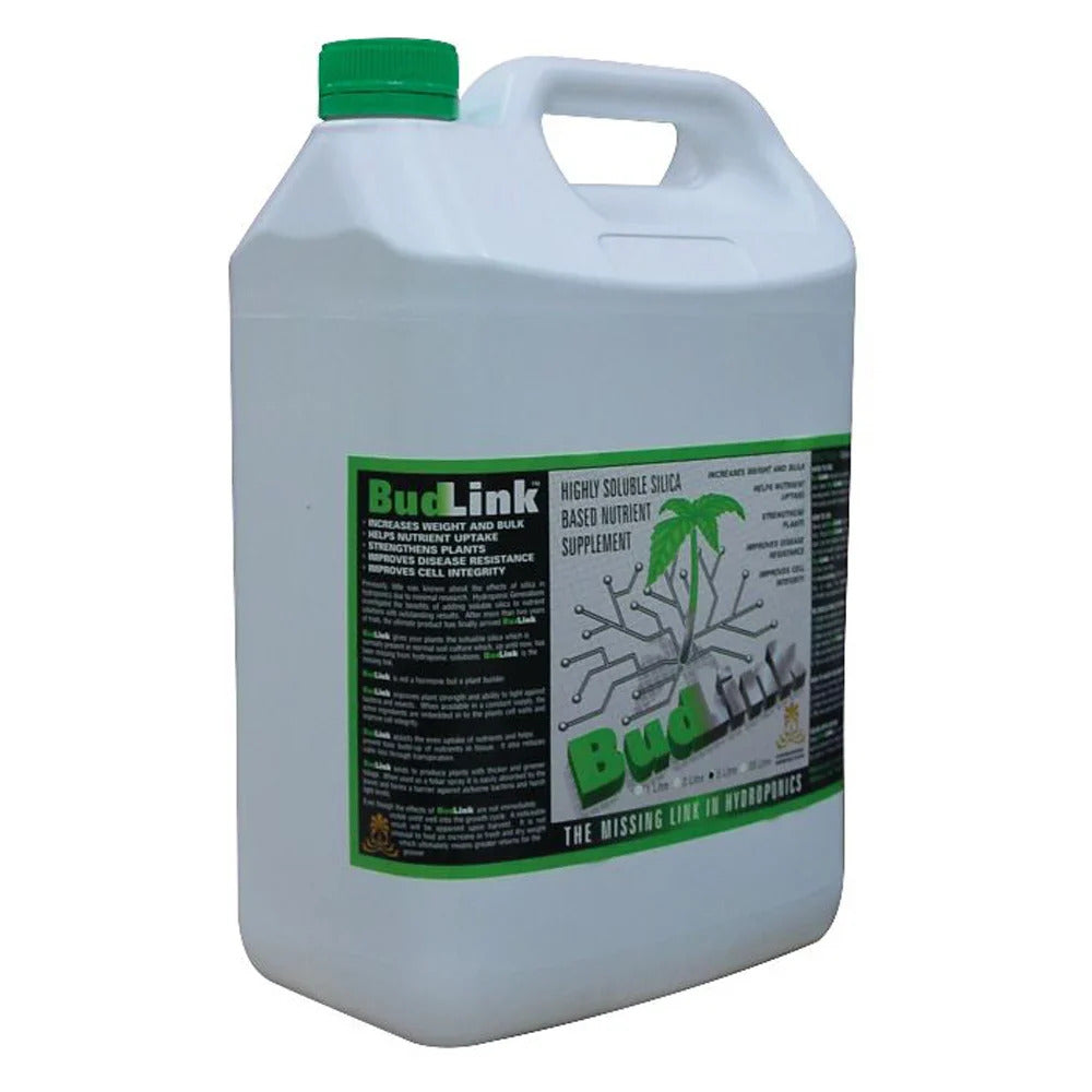 HY-GEN Bud Link Silica & Micronutrient Booster | High-Solubility Bio-Available Silicon Additive – Strengthens Stems & Enhances Weight for Hydroponic & Coco Gardening