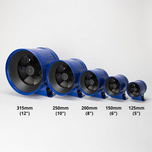 Phresh Hyperfan V2 EC | The Industry Standard for High-Pressure Grow Room Ventilation