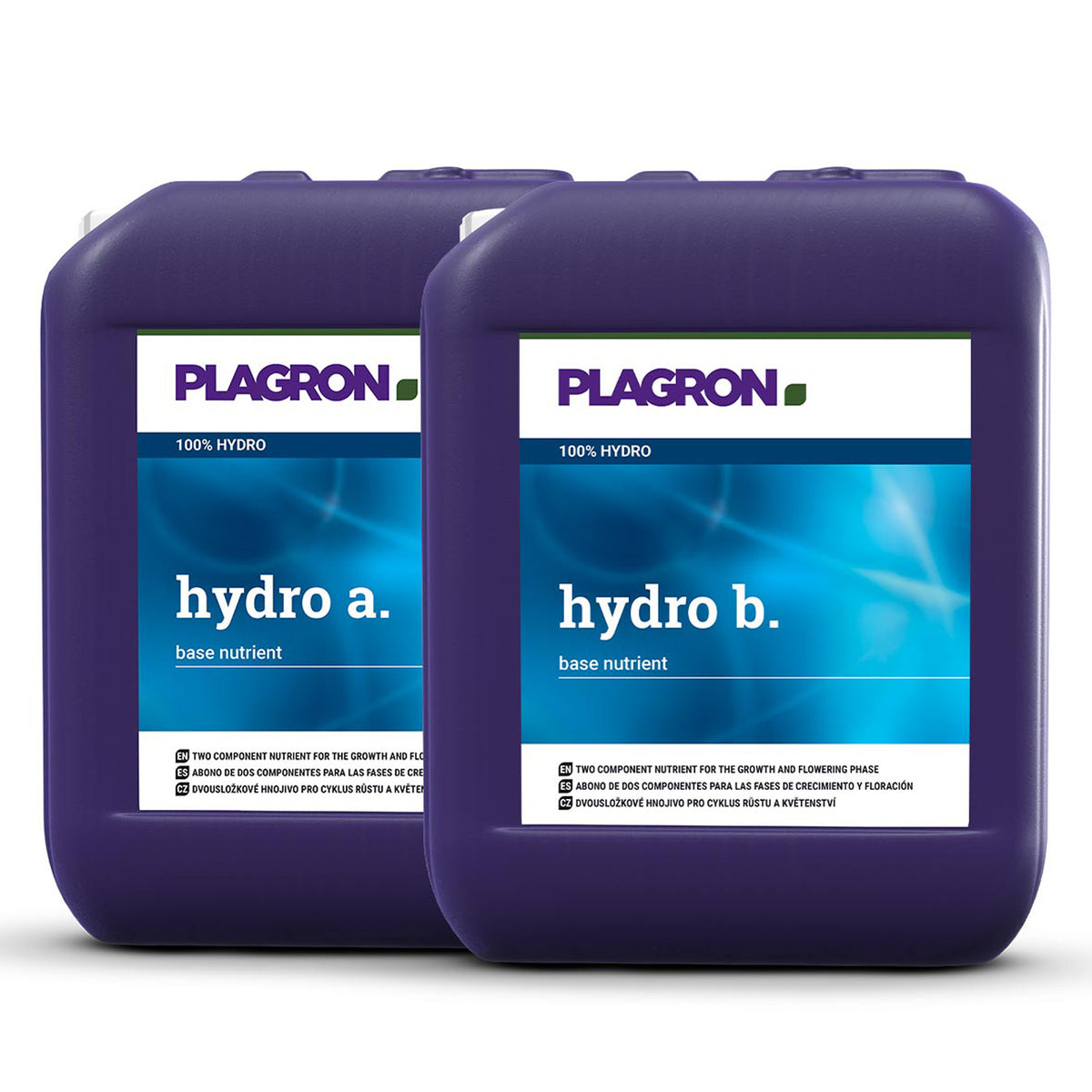 Plagron Hydro A and Hydro B 5 litre canister set