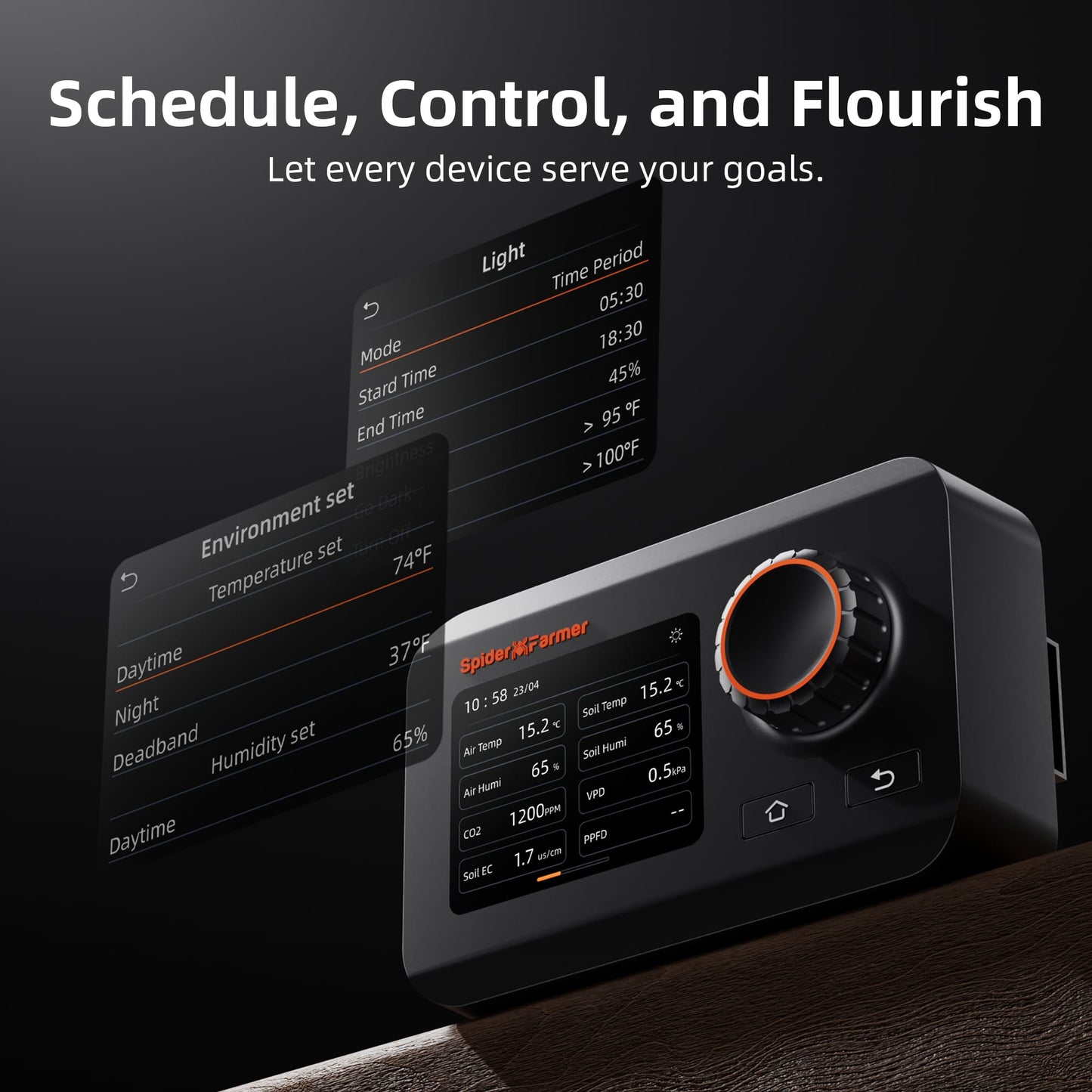 Spider Farmer GGS Climate Controller | WiFi Smart Grow
