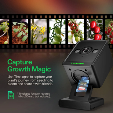 Vivosun GrowCam C4 | 2K QHD Wi-Fi Smart Camera with Time-Lapse & Night Vision