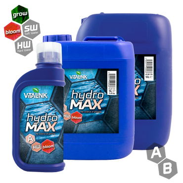VitaLink Hydro Max Grow A&B | Hydroponic Base Nutrient
