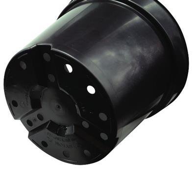 Heavy-Duty Black Round Pots | 10L 15L 20L 25L 35L Sizes