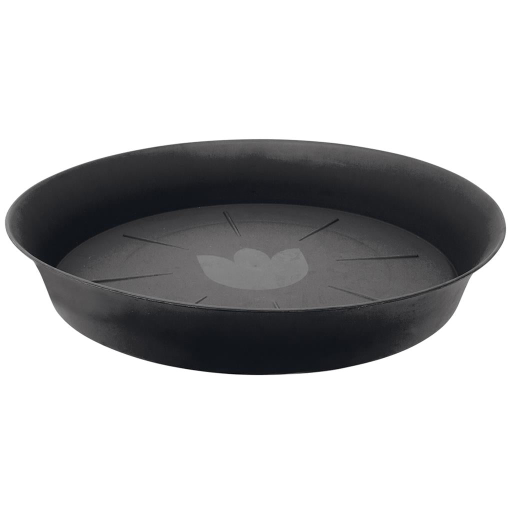 Black Plastic Plant Saucers | Large Pot Trays: 30cm, 35cm, 40cm, 45cm