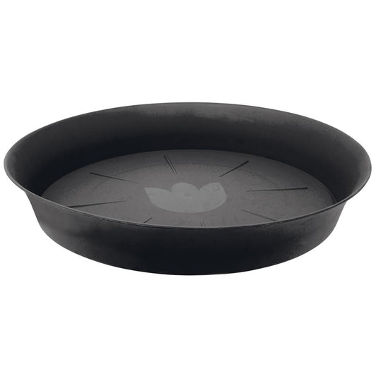 Black Plastic Plant Saucers | Large Pot Trays: 30cm, 35cm, 40cm, 45cm