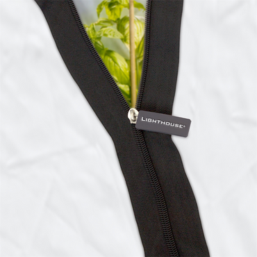 LightHouse Hydroponic Peel and Stick Zipper | Wide Grow Tent Door