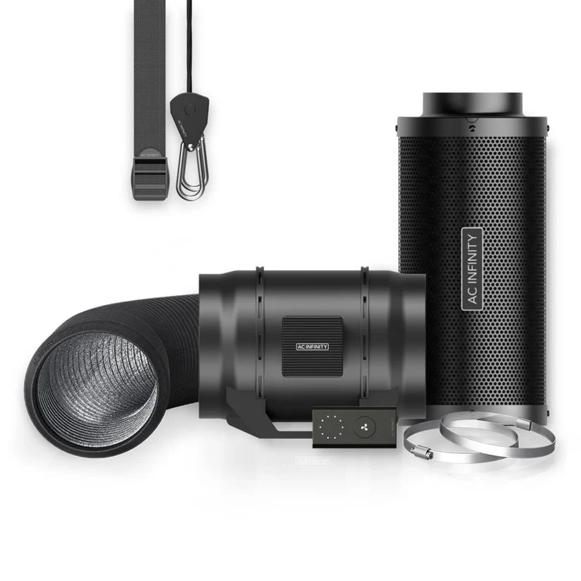 AC Infinity 8" Inline Fan Carbon Filter & Ducting Kit