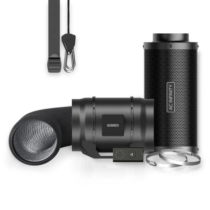 AC Infinity 8" Inline Fan Carbon Filter & Ducting Kit