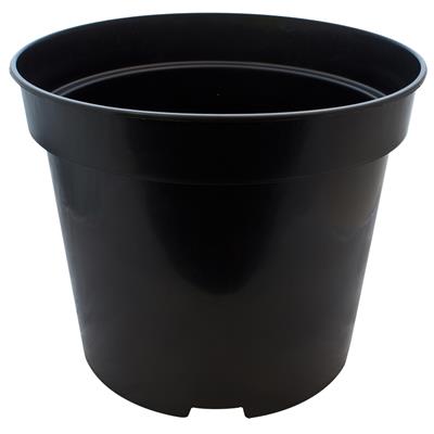 Heavy-Duty Black Round Pots | 10L 15L 20L 25L 35L Sizes