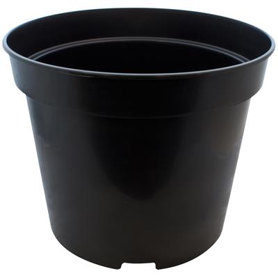 Heavy-Duty Black Round Pots | 10L 15L 20L 25L 35L Sizes