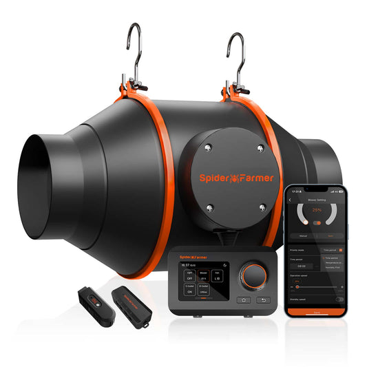 Spider Farmer Inline Fan | 4” Grow Tent Ventilation