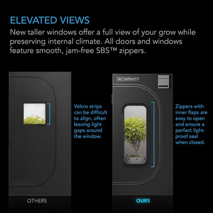 AC Infinity Cloudlab 866 Advance Grow Tent 5x5 | 2000D Mylar