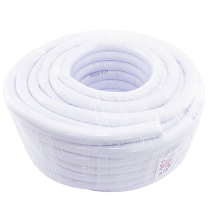 Ice Tube Highly Reflective White PVC Irrigation Hose | 6mm, 13mm, 19mm, 25mm Food-Grade Hydroponic Piping