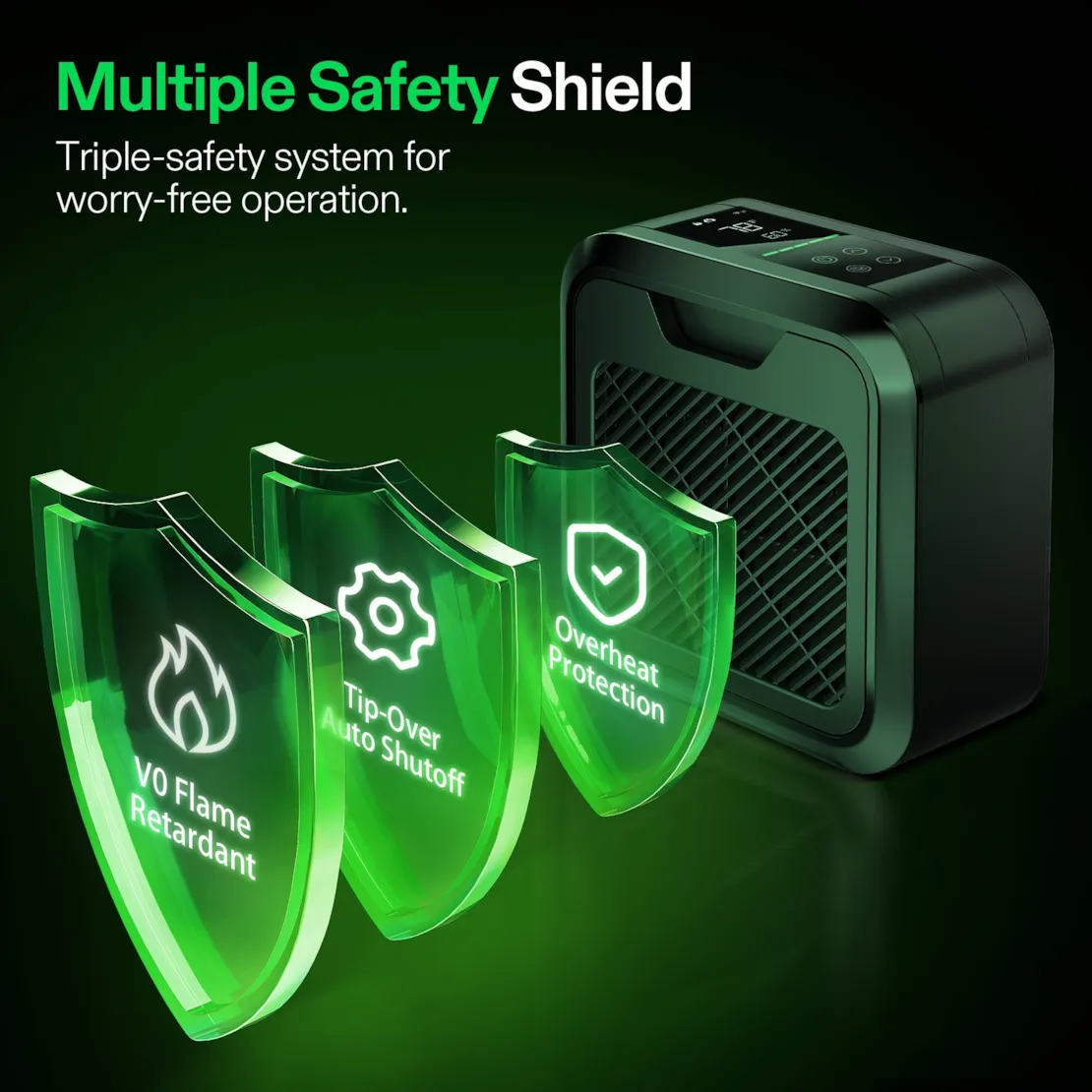 VIVOSUN AeroFlux Smart Grow Tent Heater with VPD Control
