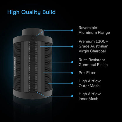 AC Infinity 8" Inline Fan Carbon Filter & Ducting Kit