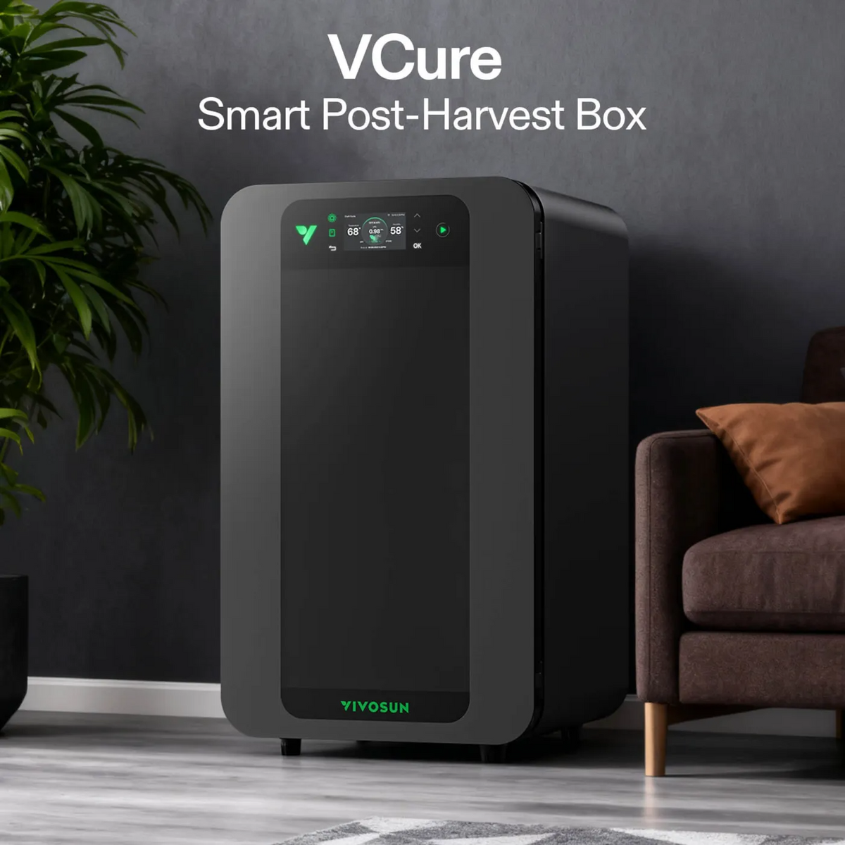 VIVOSUN VCure Smart Post-Harvest Box: Premium Herb Drying Machine & Automated Curing Box