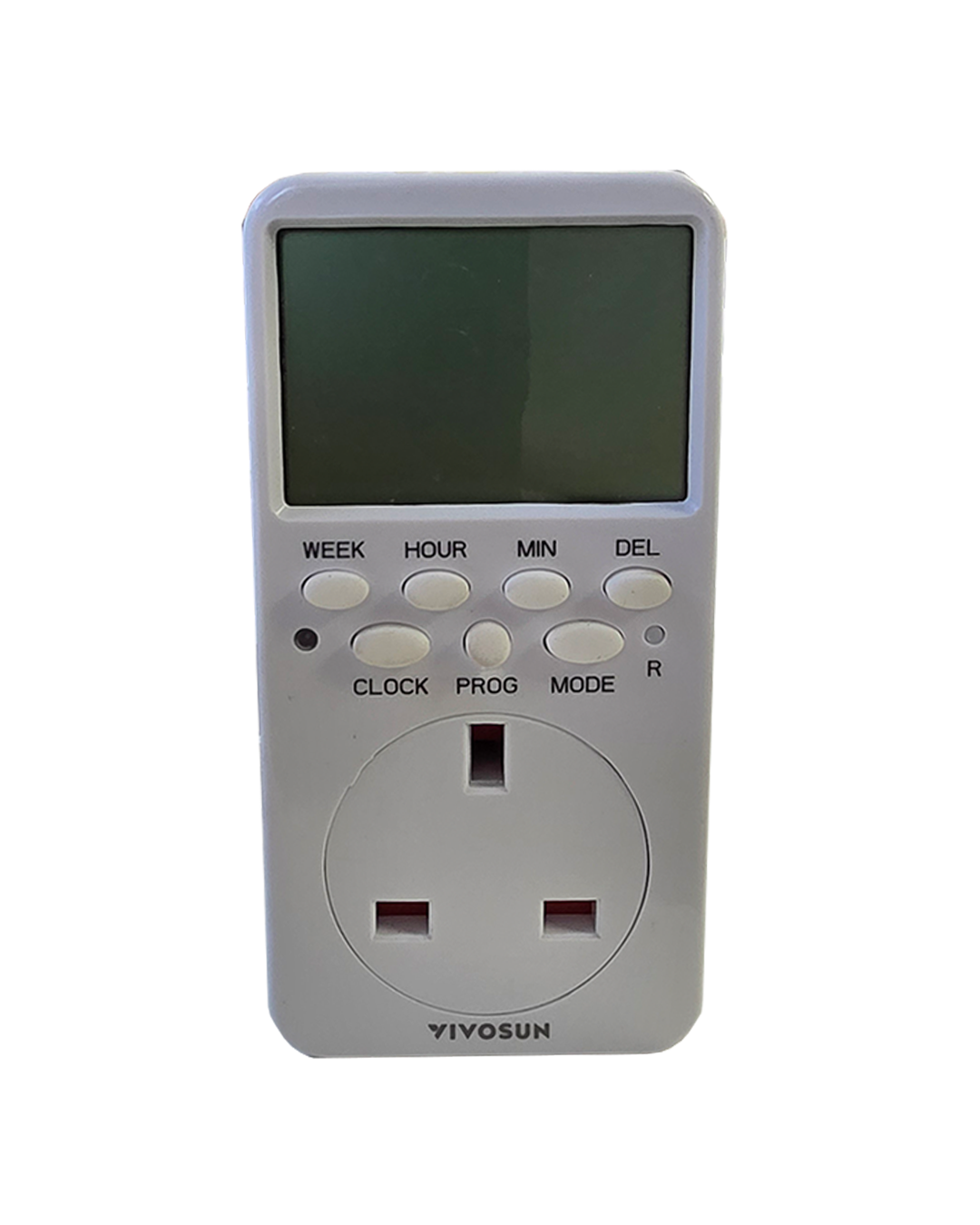Vivosun Dual-Outlet Digital Plug-in Timer | 7-Day Programmable Mains Switch