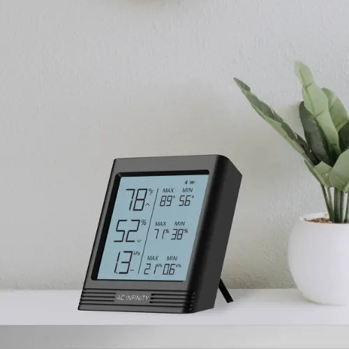 AC Infinity Cloudcom B2 Smart Thermo-Hygrometer | Bluetooth App Monitor with Integrated Sensor