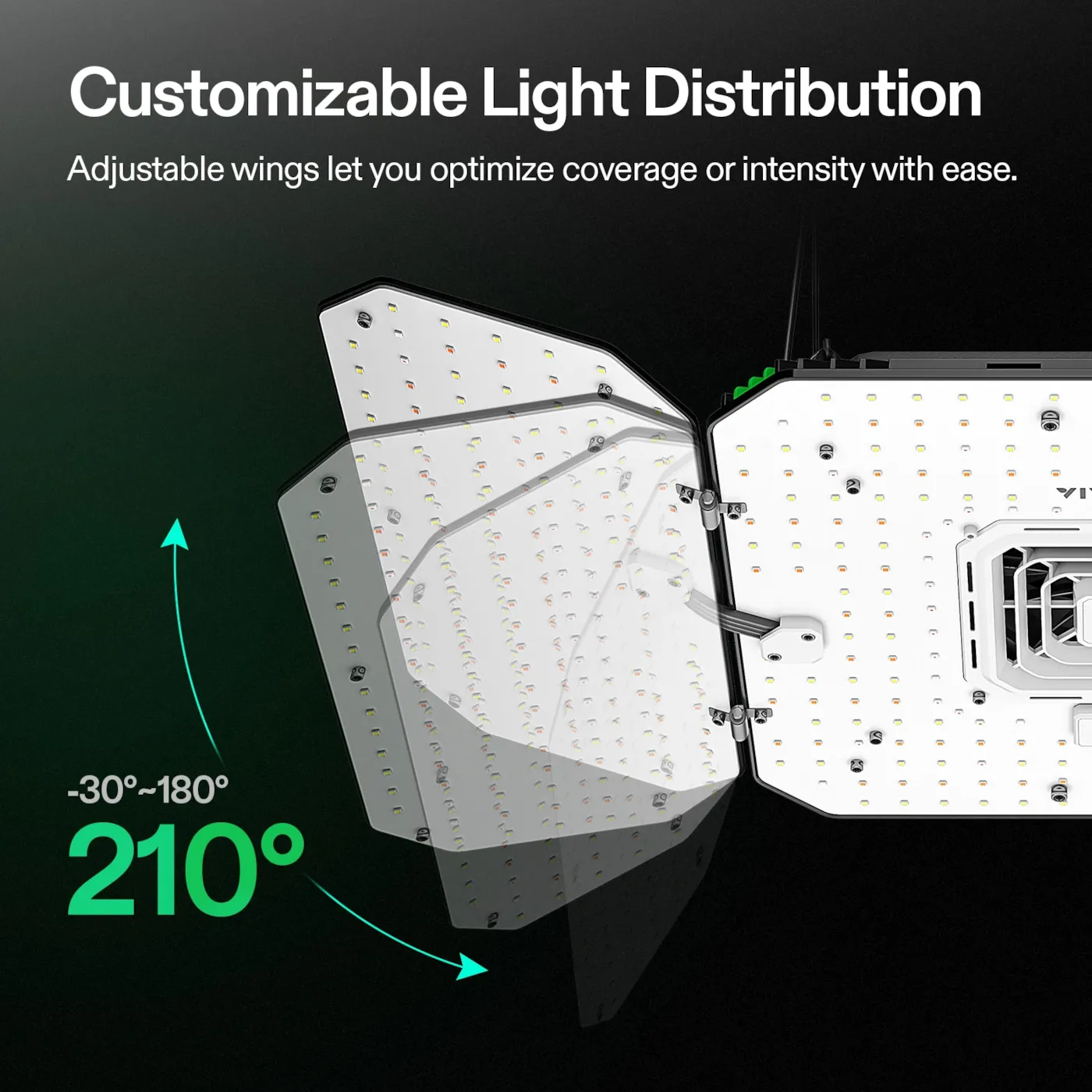 VIVOSUN AeroLight Wing AW200SE 200W Full Spectrum LED Grow Light