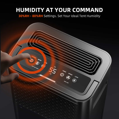 Spider Farmer Dehumidifier 32 Pint | RJ12 Cable + Drain Hose