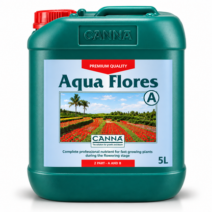 CANNA Aqua Flores A&B – Recirculating Hydroponic Bloom Nutrient