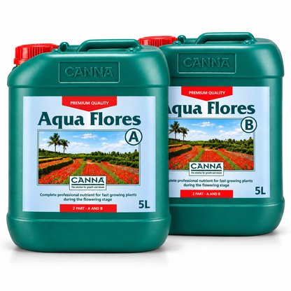 CANNA Aqua Flores A&B – Recirculating Hydroponic Bloom Nutrient