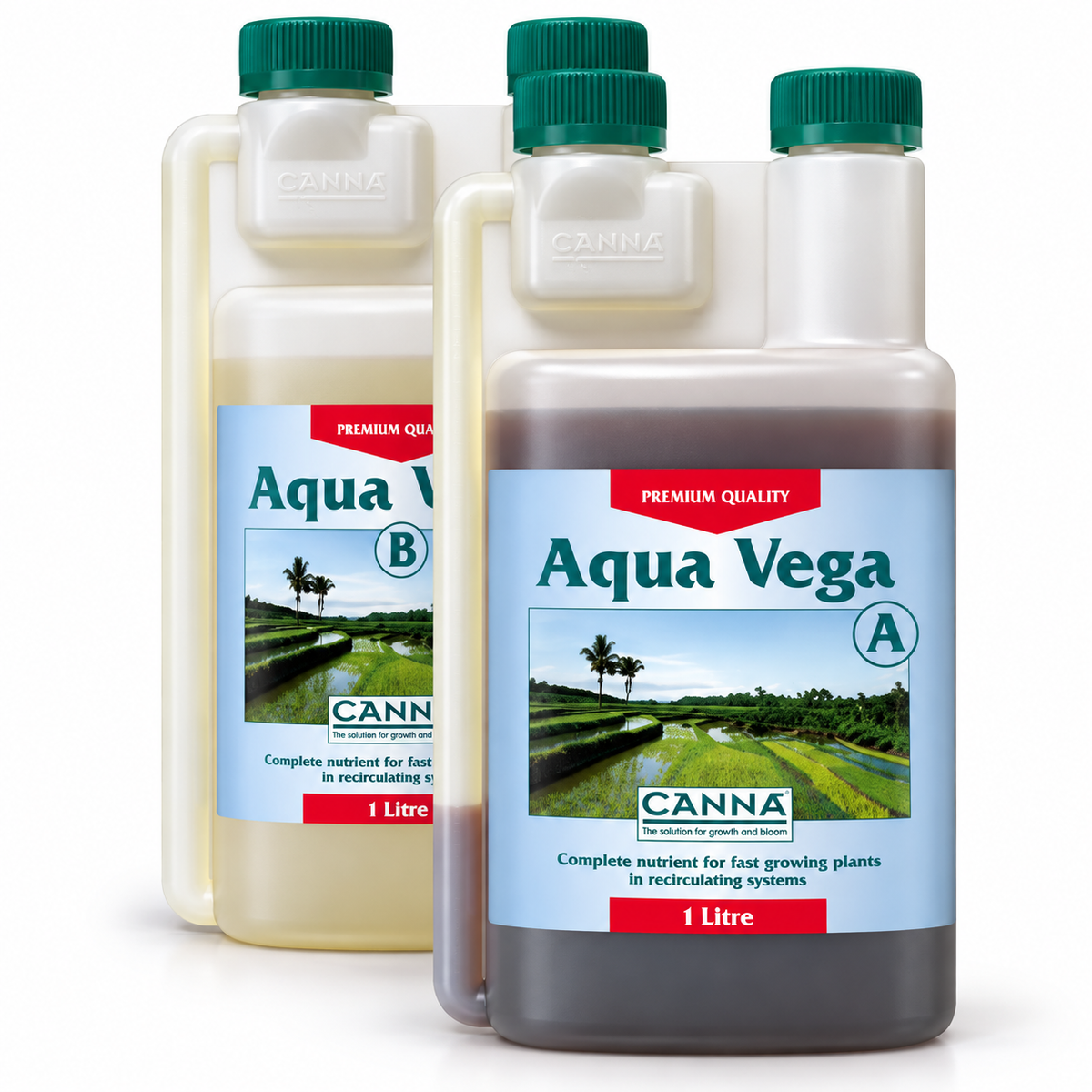 CANNA Aqua Vega A&B Recirculating Hydroponic Nutrient