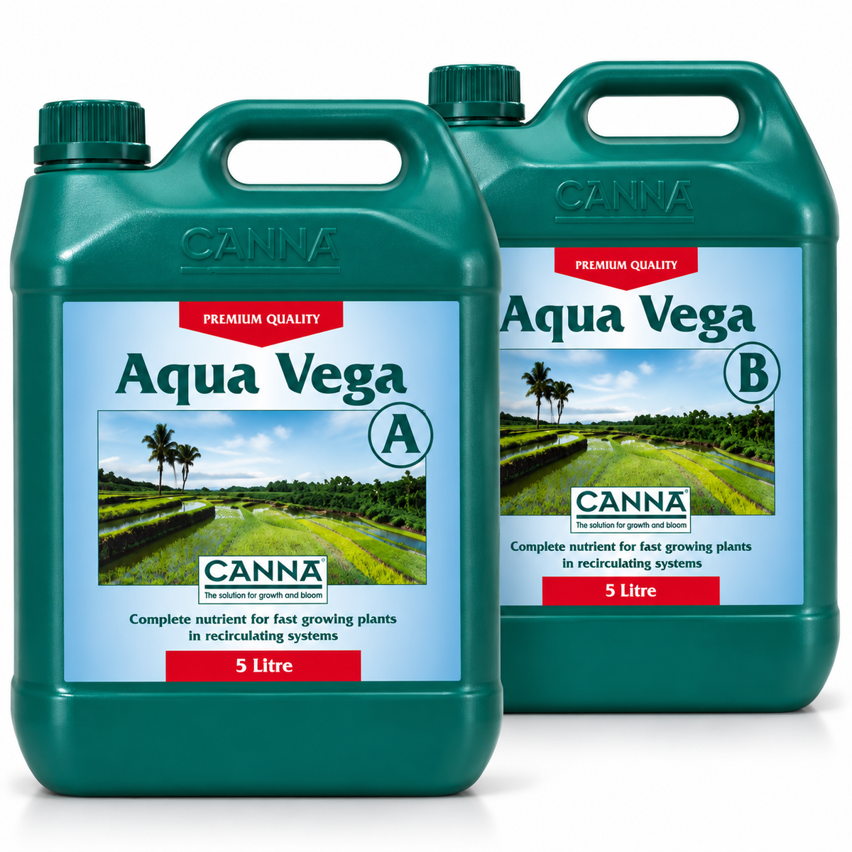 CANNA Aqua Vega A&B Recirculating Hydroponic Nutrient