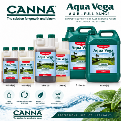 CANNA Aqua Vega A&B Recirculating Hydroponic Nutrient
