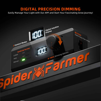 Spider Farmer SE4500 320W LED Grow Light | Full Spectrum