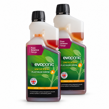 Evoponic Platinum Grow A&B | Two-Part Growth Nutrient