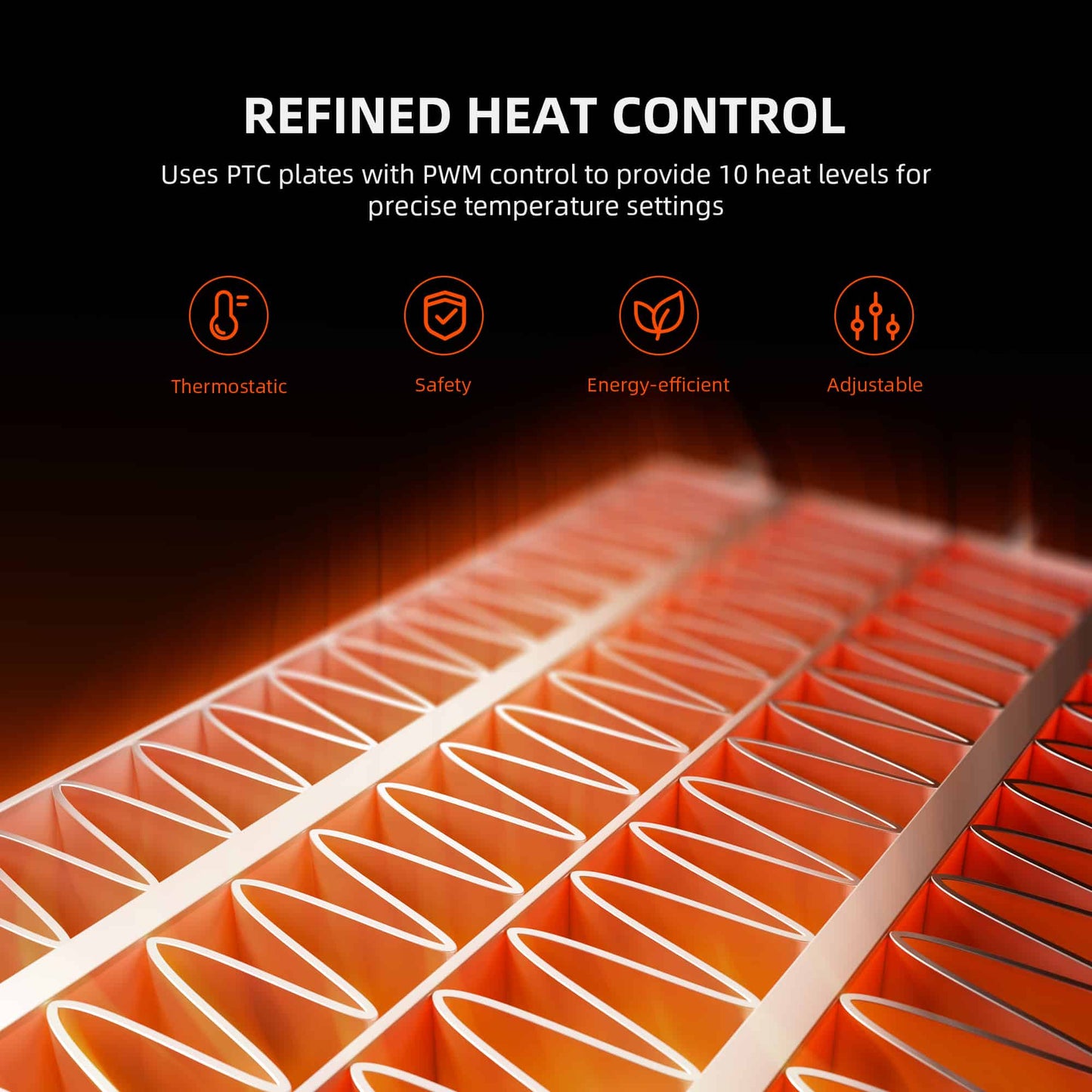 Spider Farmer Smart Grow Tent Heater (530W) | 10-Level PTC
