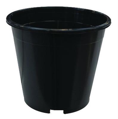 Heavy-Duty Black Round Pots | 10L 15L 20L 25L 35L Sizes