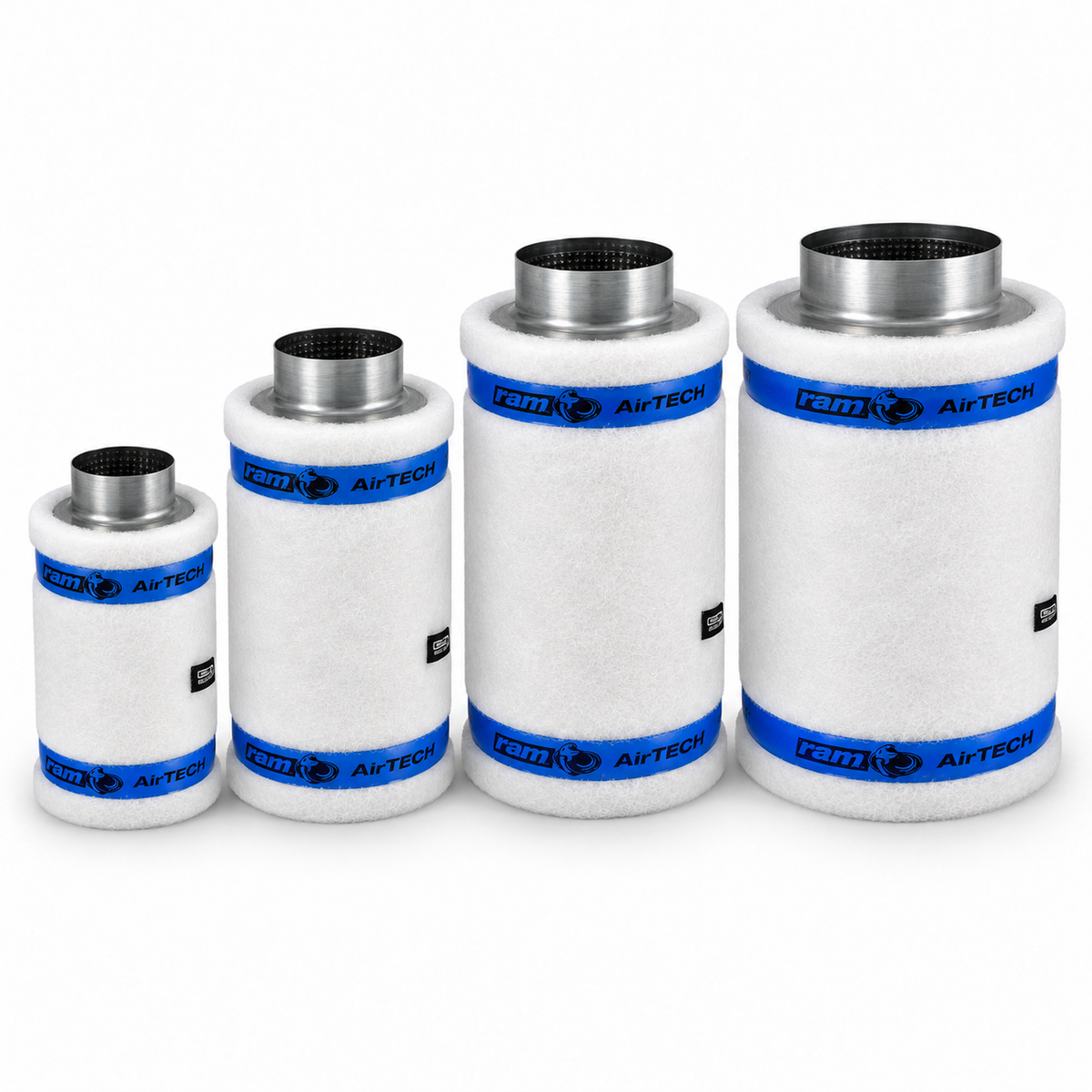 RAM AirTECH LITE Carbon Filter – 4″, 5″, 6″ & 8″