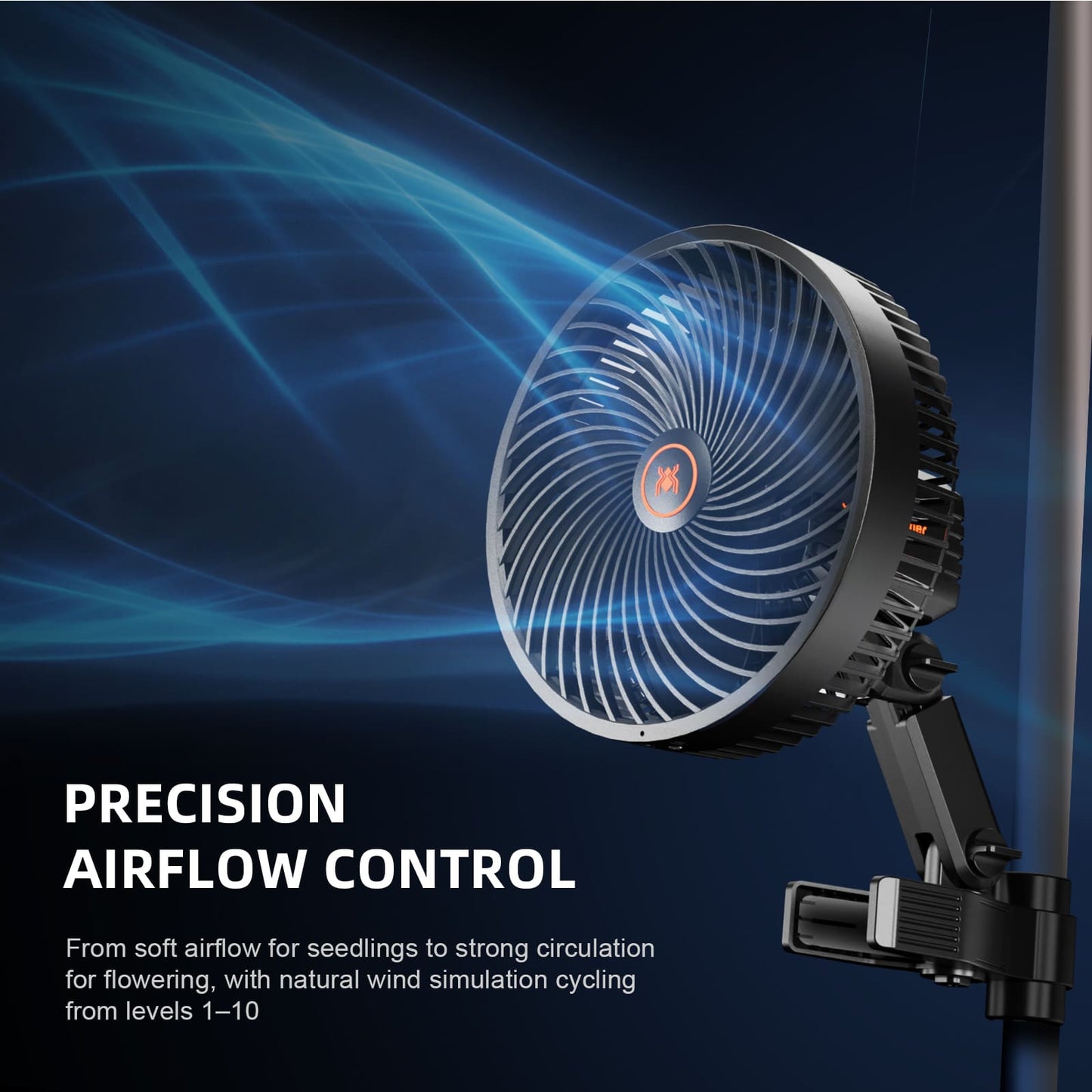 Spider Farmer 6" Clip On Fan | Oscillating Grow Tent Fan