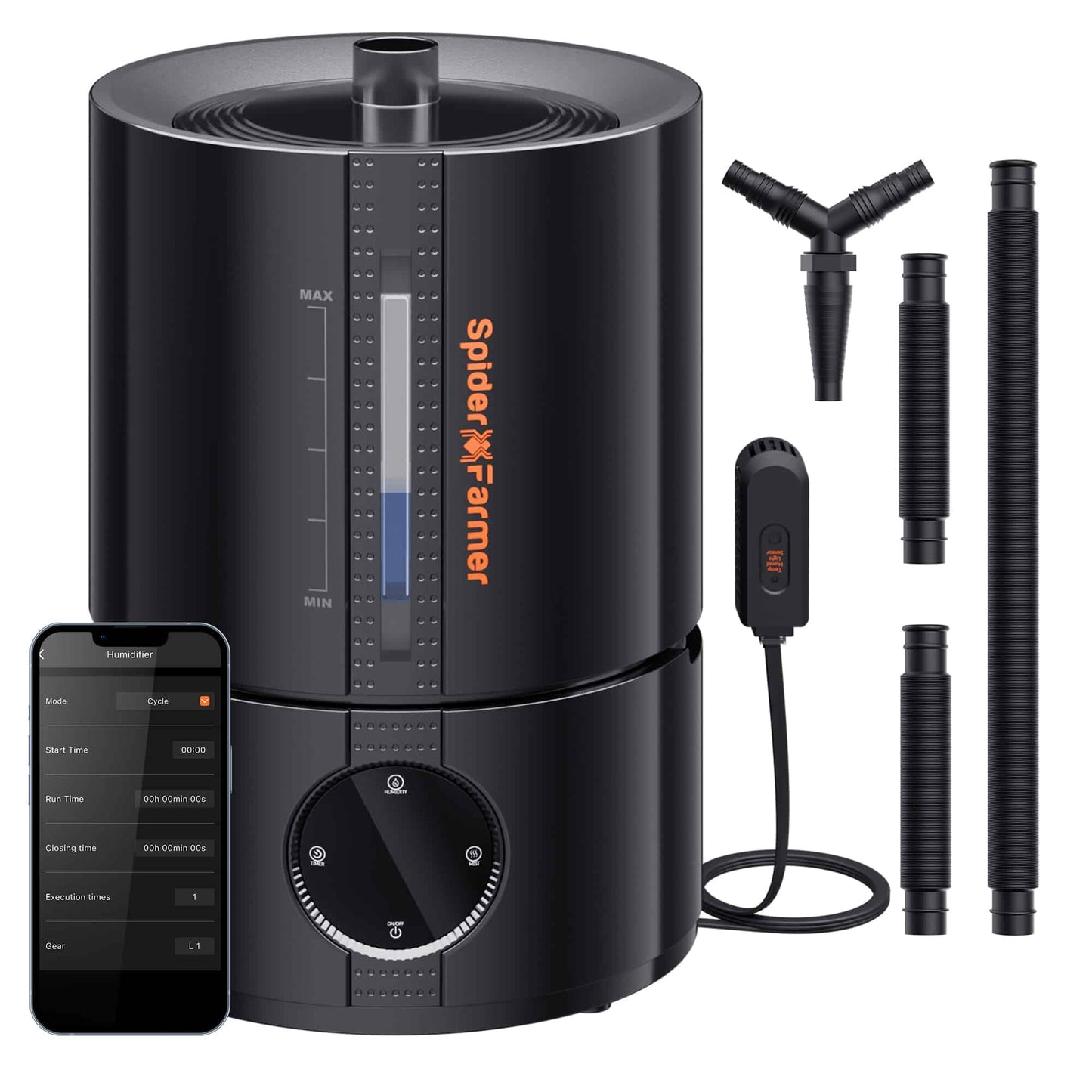 Spider Farmer 5L Humidifier | Adjustable Cool Mist