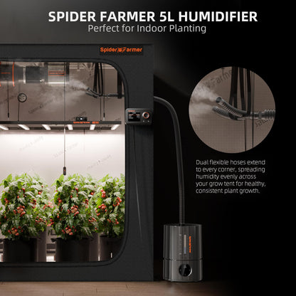 Spider Farmer 5L Humidifier | Adjustable Cool Mist