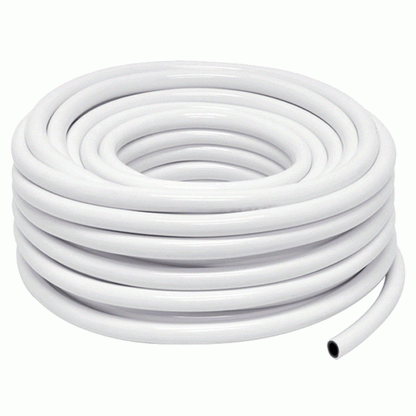 Ice Tube Highly Reflective White PVC Irrigation Hose | 6mm, 13mm, 19mm, 25mm Food-Grade Hydroponic Piping