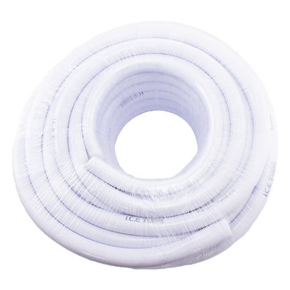 Ice Tube Highly Reflective White PVC Irrigation Hose | 6mm, 13mm, 19mm, 25mm Food-Grade Hydroponic Piping