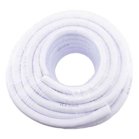 Ice Tube Highly Reflective White PVC Irrigation Hose | 6mm, 13mm, 19mm, 25mm Food-Grade Hydroponic Piping