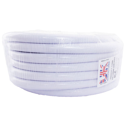 Ice Tube Highly Reflective White PVC Irrigation Hose | 6mm, 13mm, 19mm, 25mm Food-Grade Hydroponic Piping