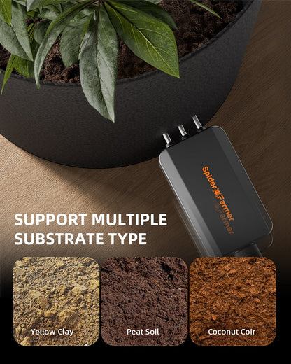 Spider Farmer GGS 3-in-1 Soil Sensor Pro 3-Pack | Moisture & pH