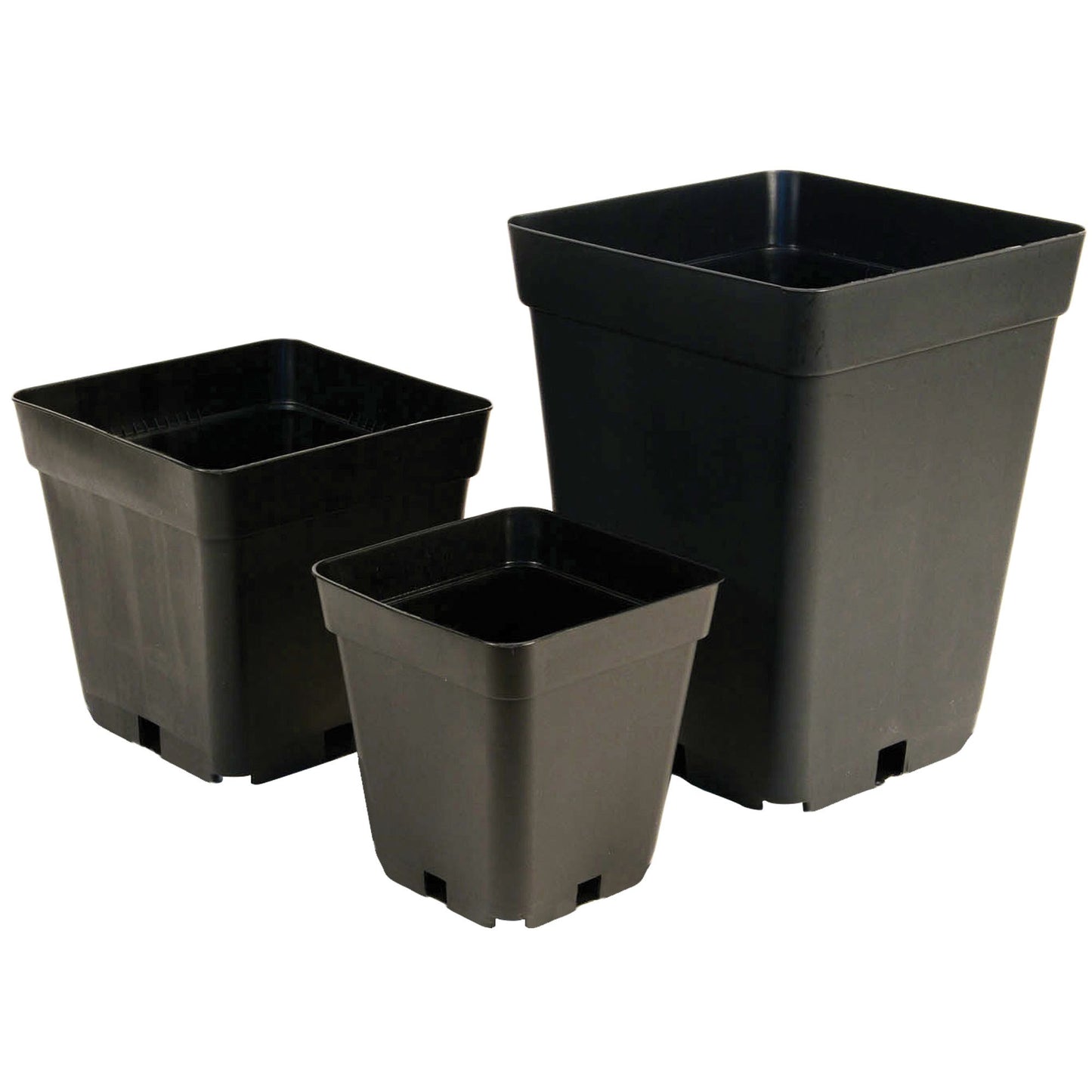 Square Pots for Grow Tents | Hydroponic Plant Pots